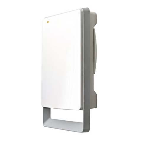 Radialight tbsli011 Folio Wand Heizlüfter mit Timer, weiß glänzend/grau