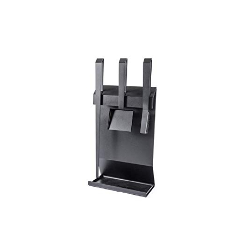 TermaTech Kaminbesteck"Edge Stand" Stahl schwarz beschichtet 3-teilig 90-188
