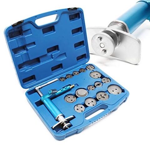Wiltec Universal Druckluft Bremskolben-Rücksteller Set Bremskolbenrückdreher 16 TLG L/R