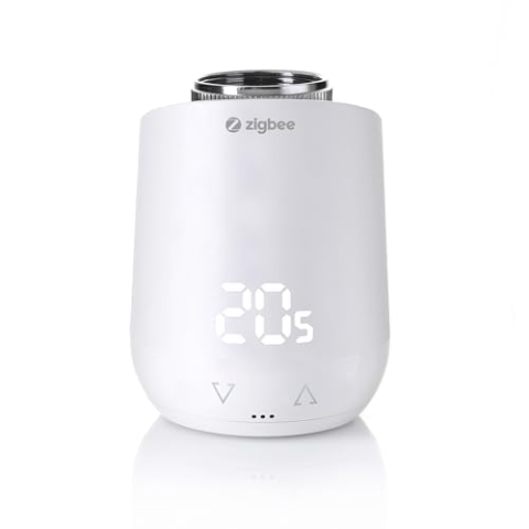 Eurotronic Comet Zigbee Energiesparregler mit Funkstandard ZigBee (programmierbares Smart Thermostat, kompatibel mit Amazon Echo, Heizkosten sparen)