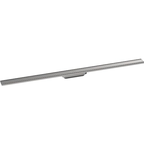 hansgrohe 56201800 RainDrain Original 1200 Edelstahl gebürstet Fertigset Duschrinne