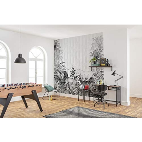 Komar Disney Vlies Fototapete | Lion King Monochrome | Größe: 300 x 280 cm (Breite x Höhe), Bahnbreite 50 cm | Tapete, Wandbild, Dekoration, Wandbelag, Kinderzimmer, Schlafzimmer | DX6-009, bunt
