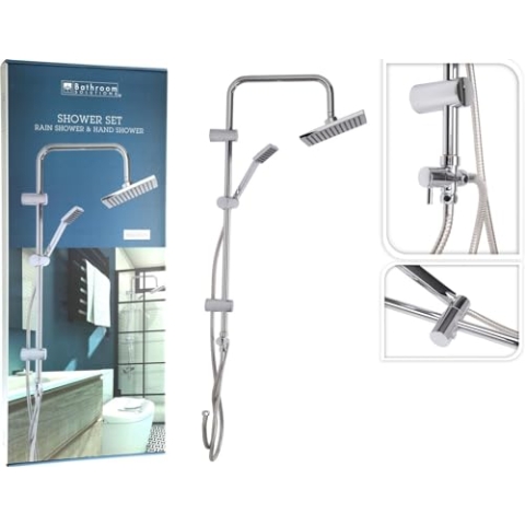 Bathroom Solutions Regenbrause-Set MIT Handbrause 150cm