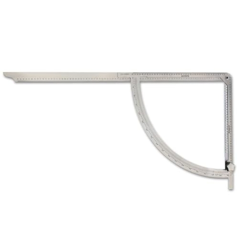 hedue® Alphawinkel Maxi - Großer Alpha Winkel für Zimmerer, Anreißwinkel & Präzisionswinkel in Einem, beliebtes Zimmermann Werkzeug & Anreissgerät