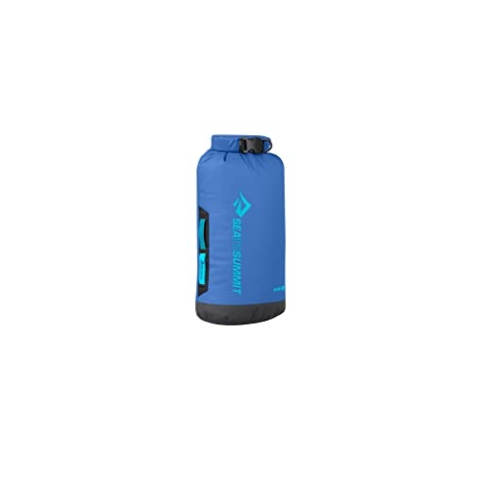 Sea to Summit - Big River Dry Bag S 8L - wasserdichte Tasche - Rollverschluss - Strapazierfähig - Haltegriffe, Befestigung & D-Ring - Paddelsport - 19.3 x 16.5 x 37.4cm - Surf Blue - 160g