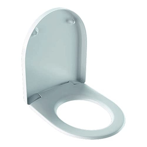 Geberit WC-Sitz Renova Nr. 1 Plan (Farbe weiß, mit Deckel, Befestigung aus Metall) 573070000