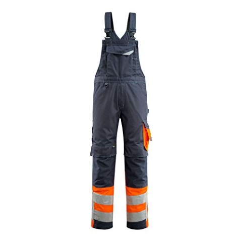 Mascot Latzhose "Sunderland", 1 Stück, L76cm/C58, schwarz/blau/orange, 15669860-01014-76C58