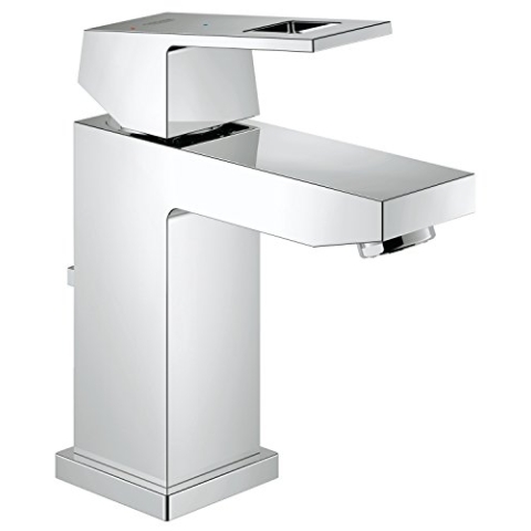 Grohe Eurocube Einhand-Waschtischbatterie, mit Energieparfunktion 2339000E Silber
