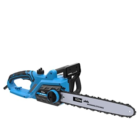 Güde 95033 Elektro Kettensäge KS 405 EC (2400 W, 385 mm Schnittlänge, werkzeuglose Kettenspannung, automatische Kettenschmierung, hochwertige und scharfe Sägekette)