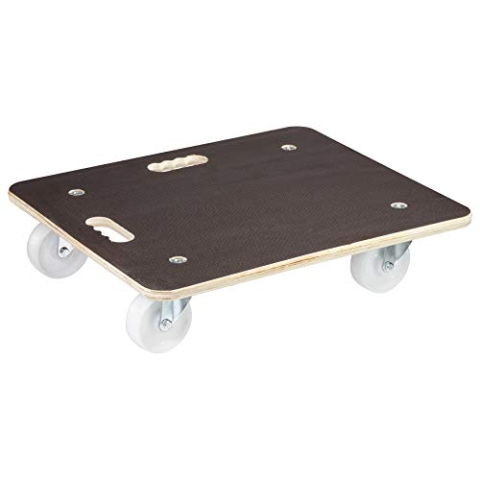 WAGNER Transporthilfe MM 1113 I 59 x 49 x 13,5 cm - Tragkraft 400 kg - für schwer beladene Kisten & Möbel I 2 Ergo-Tragegriffe I rutschfeste Oberfläche I FSC®-Zertifiziert - 20111301