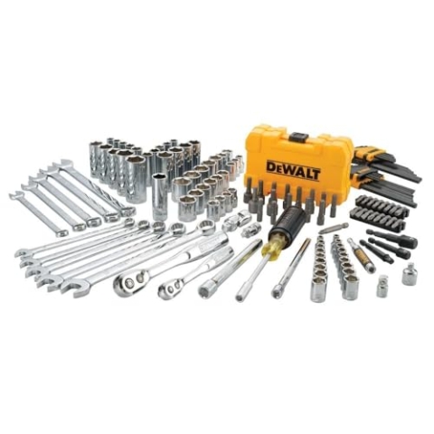 DEWALT DWMT73802 Mechaniker-Werkzeugset, 142-teilig, mit Koffer, 1 Stück