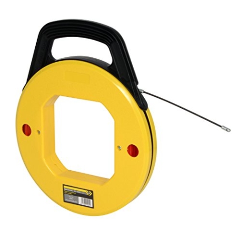 C.K Flexibel Nylon 30m Kabelziehhilfe, 4mm Ø Kabeleinziehhilfe Elektrische, Elektroinstallation Einziehspirale, Elektriker Kabelzieher, Kabel Durchziehhilfe, Einziehhilfe, Ziehen Hilfe, CK 495054