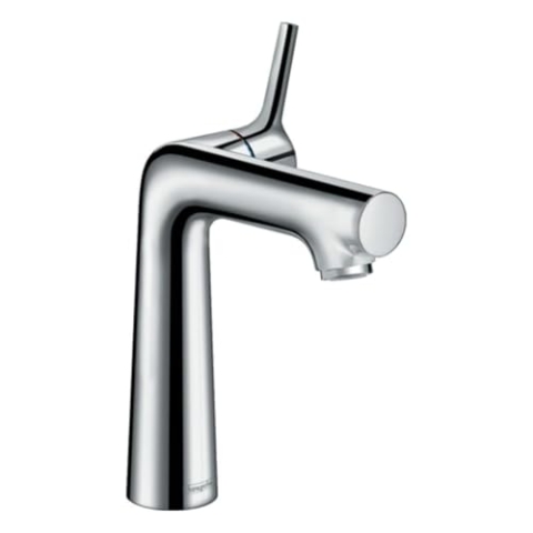 hansgrohe Wasserhahn Talis S (Armatur mit Auslauf Höhe 140mm und Zugstangen-Ablaufgarnitur) Chrom