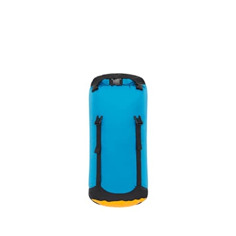 Sea to Summit - Evac Compression Dry Bag XL 35L - Preisgekrönte Trockentasche - Leicht - Rollverschluss - Recycling-Gewebe - Wandern & Paddelsport - 32 x 29.3 x 56cm - TurkishTile Blue - 189g