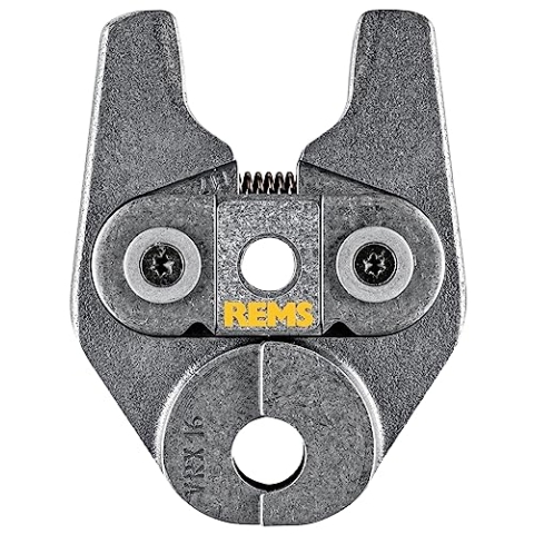REMS Presszange Mini VRX 16 (mit schwenkbaren Pressbacken, kompakte Bauform, sichere Führung) 578640