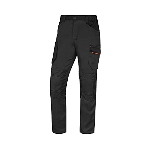 DELTA PLUS Arbeitshose Multitasche STRETCH 63% Polyester 34% Baumwolle 3% Elastan 260gr MACH 2 Deltaplus M2PA3STR, Grau, XL