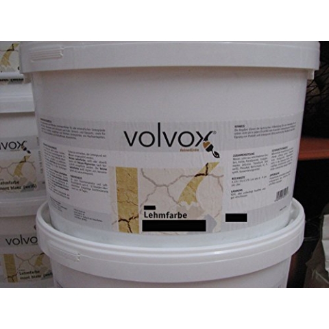 Volvox Espressivo Lehmfarbe mont blanc weiss Größe 10,00 L