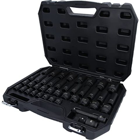 KS Tools 515.0065 1/2" Sechskant-Kraft-Stecknuss-Satz, 40-tlg