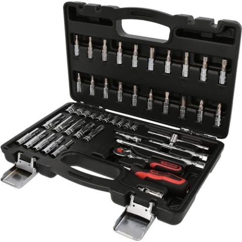 KS Tools 918.0847 1/4 CHROMEplus Steckschlüssel-Satz, 47-tlg. 10.2 cm