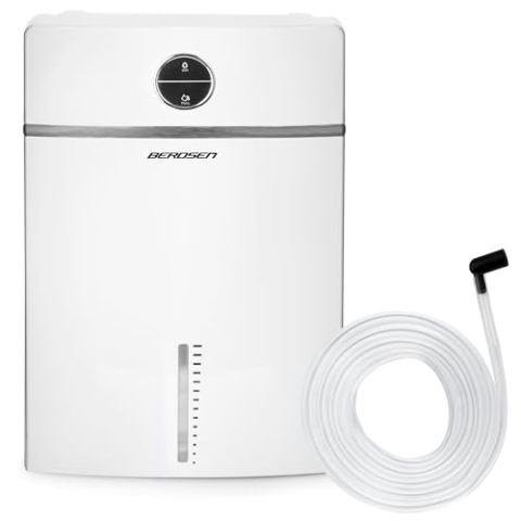 Berdsen BR-20C Luftentfeuchter - Luftreinigungsfunktion - Peltier-Technologie, Effizient, Bedienungsfreundlich, Leises Arbeiten - 600 ml pro Tag - Wassertanks 2000 ml - Für Räume bis 30 m3