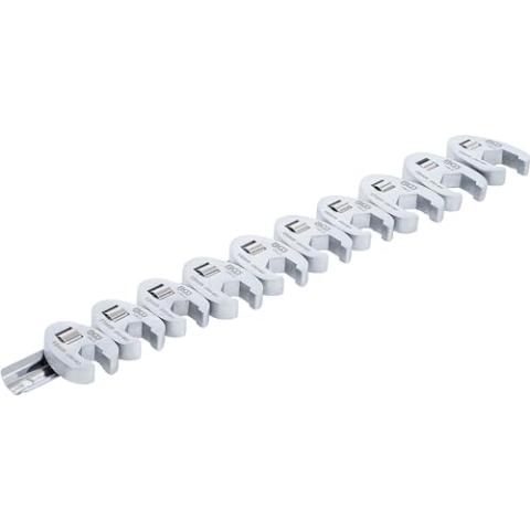BGS 1756 | Hahnenfußschlüssel-Satz | 10-tlg. | 10 mm (3/8") | SW 10 - 19 mm | Krähenfuß