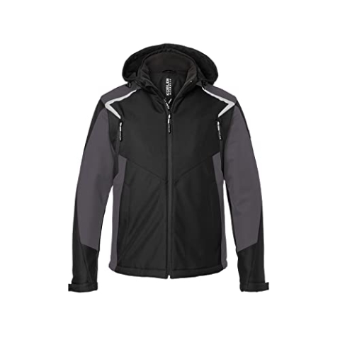 KÜBLER Workwear | KÜBLER BODYFORCE Winter Softshell Arbeitsjacke | schwarz/anthrazit | Größe L