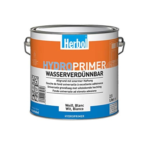 Herbol Hydroprimer 2,5 Liter Matt Wasserbasierte Holzfarbe 30.000 m² Abdeckung