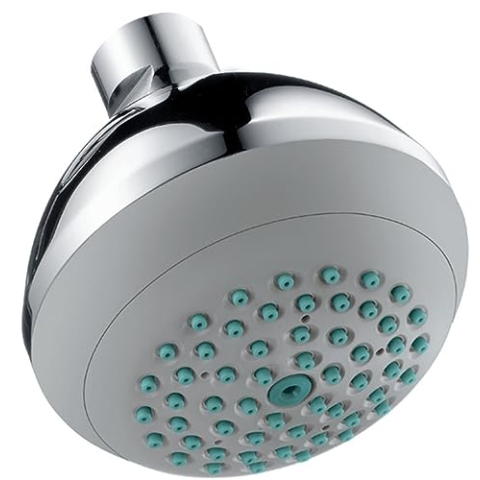 hansgrohe wassersparender Duschkopf Crometta 85, Kopfbrause wassersparend 6l/min, Chrom