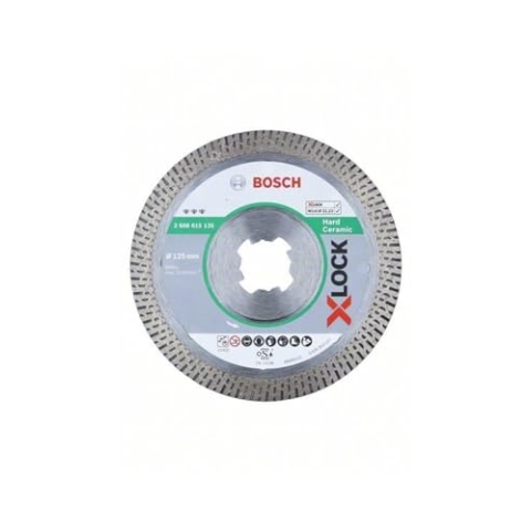 Bosch Professional 1x Diamanttrennscheibe Best (für harte Keramik, X-LOCK, Ø125 mm, BohrungsØ: 22,23 mm)