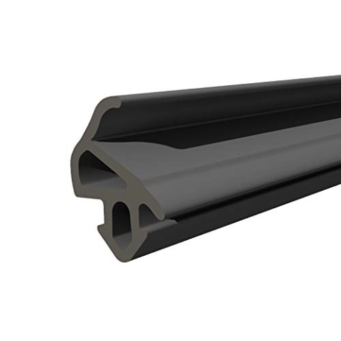 DQ-PP Fensterdichtung | Schwarz | 100 Meter | S-1559 Aluplast | PVC Fenster | Gummidichtug Dichtung Dichtband | Kunststofffensterdichtungen | ALU Profildichtung Türdichtung
