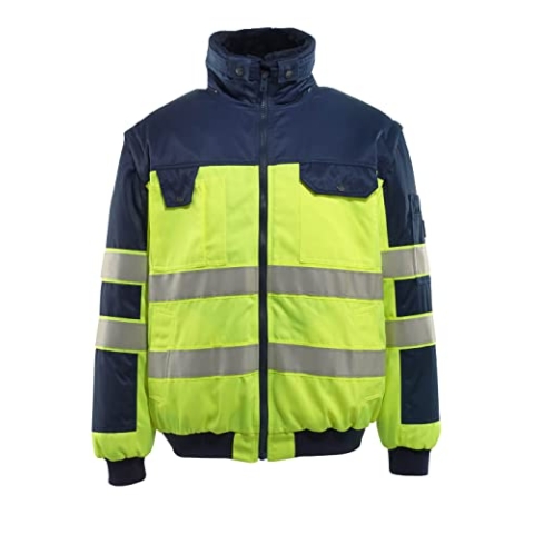 Mascot Pilotenjacke "Livigno", 1 Stück, L, gelb/marineblau, 00920-660-171-L