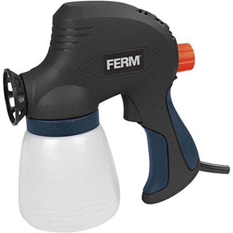 FERM SGM1012 Elektrische Farbspritzpistole 110W - Für Farben,LackenundBeizen