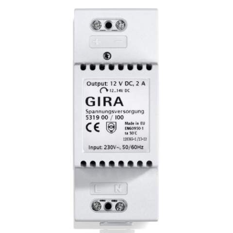 Gira 531900 Spannungsversorgung 12 V, DC 2 A Elektronik
