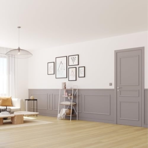 NORDLINGER PRO Vorgeschnittene Holzleisten für Türverkleidungen – geeignet für Türen von 73 und 83 cm – FSC