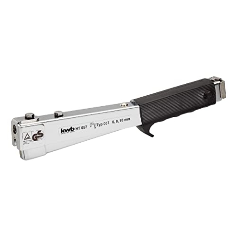 kwb Profi Hammertacker HT 57 – Tacker-Gerät mit Handtacker-Funktion, befestigt Tacker-Klammern schnell & stark, Alternative zur elektrischen Tacker-Pistole, Typ 057