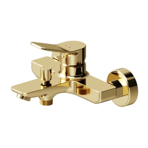 Product image AM.PM X-Joy - Badewannenarmatur, Wannenarmatur, Mischbatterie Badewanne, Badewanne Armatur, Wasserhahn Badewanne, Gold