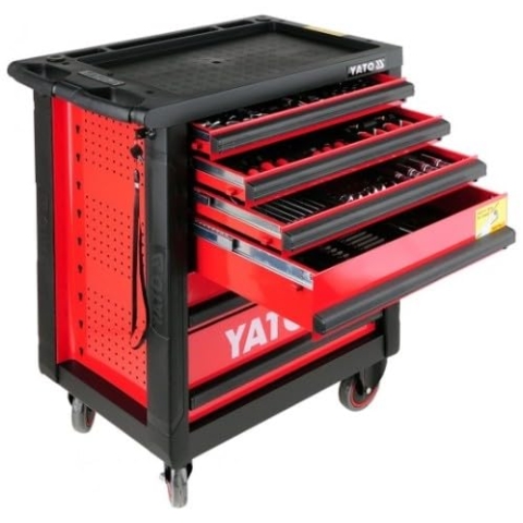 YATO Werkzeugwagen YT-5530 766mm 958mm Stahl 465mm 77kg