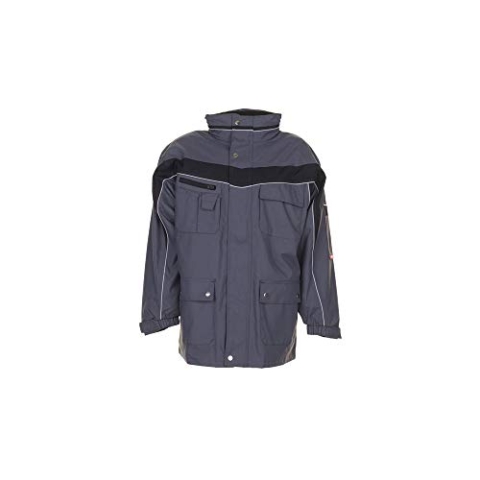 Planam Größe XL Herren Plaline Winter Allwetterjacke Schiefer schwarz Modell 2576