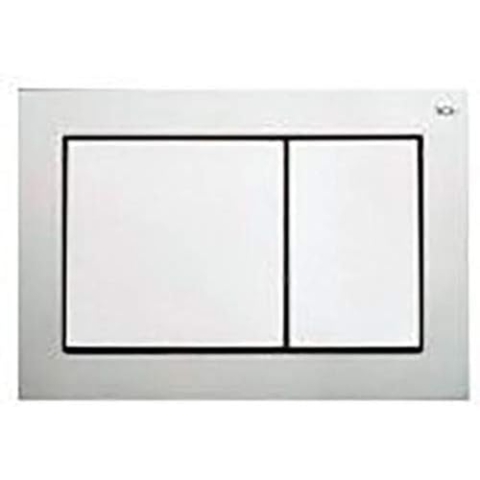 Tece WC- Betätigungsplatte base, Zweimengentechnik, 1 Stück, chrom matt, 9.240.702