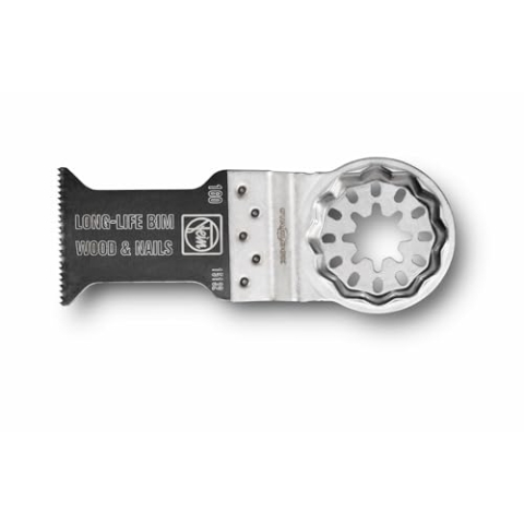 FEIN E-Cut Long-Life-Sägeblatt, Ve. 3 St., Breite 35 mm, Länge 50 mm, Aufnahme Starlock, Bi-Metall mit geschränkter Holzverzahnung