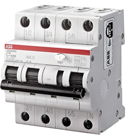 abb-entrelec – Schalter DS200 3PN BC – C 10 A Klasse A 10 KA 30