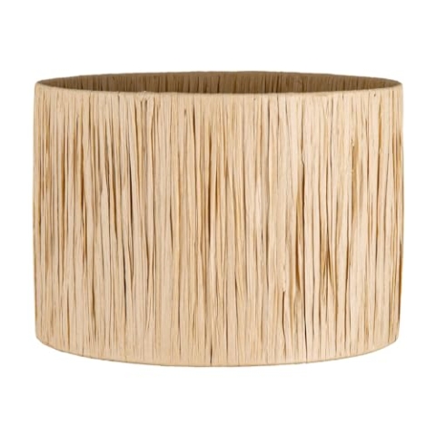Home Sweet Home Bohemian Raffia-Lampenschirm | Beige | ø30 x 20 cm, E27 Lampenfassungen | Kann mit Pendelleuchte und Tischlampe verwendet werden | Geeignet für das Wohnzimmer oder Esszimm