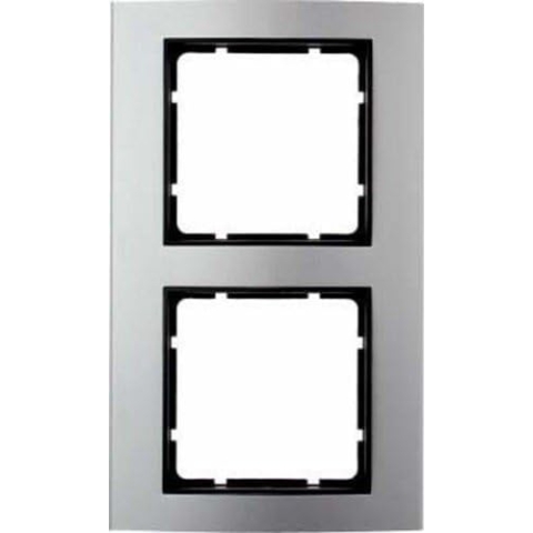 Hager B3 – Rahmen 2 Elemente Vertikal Horizontal Aluminium