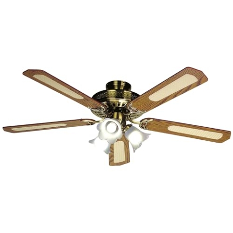 Farelek Baleares Deckenventilator, 132 cm, Weiß