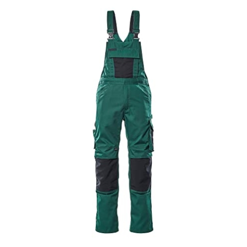 Mascot Latzhose Augsburg, 1 Stück, Größe L, 76 cm, C54, grün / schwarz, 12169-442-0309-76C54