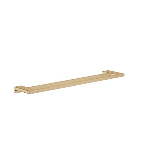 hansgrohe AddStoris - Doppelbadetuchhalter, Badetuchhalter für Wandmontage, Handtuchhalter, verdeckte Befestigung, Badezimmer Zubehör, Brushed Bronze, 41743140