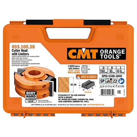 CMT ORANGE TOOLS 693.100.30 - ALUMINIUM-MESSERKOPF MIT ABWEISERN D=78X40 F=30