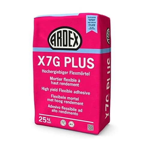 ARDEX X 7 G Plus Flexmörtel Fliesenkleber Flexkleber Kleber Frostbeständig 25 KG
