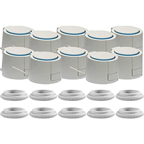 Möhlenhoff 20405-00 Stellantrieb, 230 V, Lichtgrau (Ral7035), 44, x 52,2 x 48,4 mm, 10 Stück