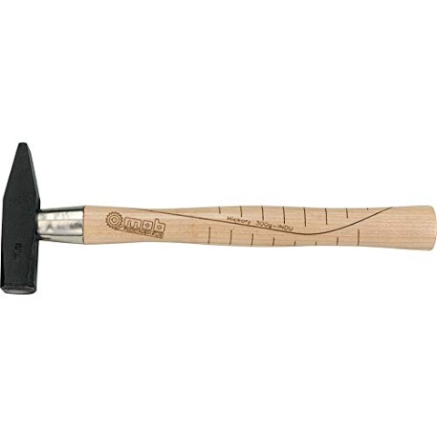 Peddinghaus Schlosserhammer 2000 g mit Metall-Schlagschutzhülse und Hickorystiel - DIN 1041